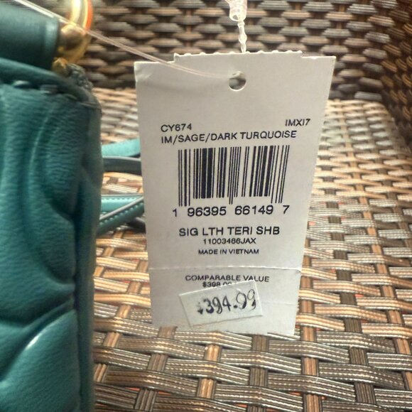 coach Teri Shoulder Bag In Blocked Signature Leather cy674 - Picture 6 of 6